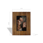 Porta Retrato Rustico Em Madeira