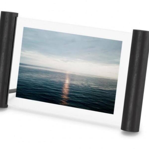 Porta Retrato Scroll Pergaminho 10x15 Preto - Umbra