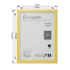 Porta Retrato Unifoto Sweet Jane Amarelo 21x29,7cm Inspire