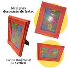 Porta-retrato Vermelho Neon Para Fotos 20x25cm