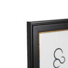 Porta Retrato Unifoto Vivalto Preto 18x24cm Inspire