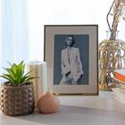 Porta-retrato Wolff Aço Inox Basic Dourado 13x18cm 29317