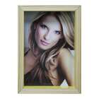 Porta-retrato Wood Natural E Amarelo 17x19cm