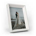 Porta Retratos 10x15 Cm De Mesa Moldura Chanfrada Com Vidro M