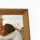 Porta Retratos 10x15 Cm De Mesa Moldura Chanfrada Com Vidro M