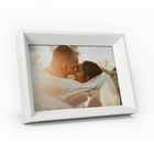 Porta Retratos 15x21 Cm De Mesa Moldura Chanfrada Com Vidro M