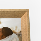 Porta Retratos 21x30 Cm De Mesa Moldura Chanfrada Com Vidro M