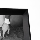 Porta Retratos 21x30 Cm De Mesa Moldura Chanfrada Com Vidro M