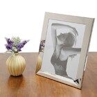 Porta-retratos Em Aço Royal Decor 10x15cm Prateado