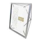 Porta-retratos Em Alumínio Adely Decor Lumini 10x15cm Aramado