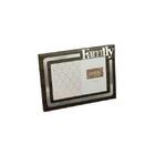 Porta-retratos Em Alumínio Adely Decor Lumini 10x15cm Cinza C