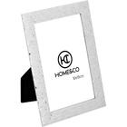 Porta Retratos Fenice Em Metal Prata Decorativo Sala Quarto