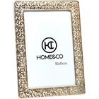 Porta Retratos Ferrara Em Metal Dourado P/ Casa Sala 10x15cm