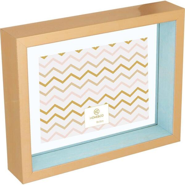 Porta Retratos Plástico Azul 13x18 Home&co Versalius Decor