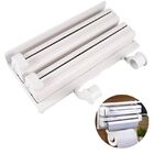 Porta Rolo Triplo Aluminio Filme Papel Toalha Dispenser Cozin