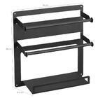 Porta Rolos De Cozinha Papel Toalha Alumínio Suporte Temperos