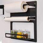 Porta Rolos De Cozinha Papel Toalha Alumínio Suporte Temperos