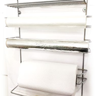 Porta Rolos E Temperos Aço Cromado Premium 5x1 Parede Cozinha