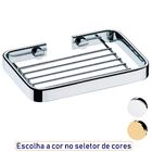 Porta Sabonete De Parede Luxo Fixação Parafuso Piatina Cores