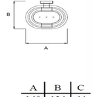 Porta Sabonete Eterna Red Gold