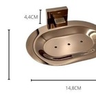 Porta Sabonete Eterna Red Gold