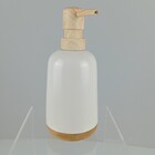 Porta Sabonete Liquido 200ml Cerâmica Branco