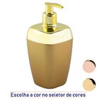 Porta Sabonete Líquido 300ml Lavabo Luxo - Dourado