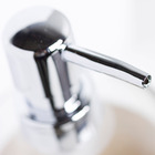 Porta Sabonete Líquido 300ml Plástico e Fibras Naturais Redondo Premium - Eco Marfim