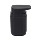 Porta Sabonete Líquido de Bancada para Banheiro 380mL Plástico Preto Aura OU