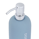 Porta Sabonete Líquido Azul Claro Cerâmica Remix Sensea