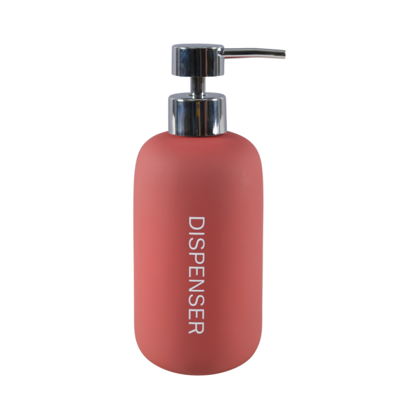 Porta Sabonete Líquido de Bancada para Banheiro 240mL Cerâmica Bistrô Soft Sensea