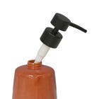 Porta Sabonete Lquido de Bancada para Banheiro 240mL Cermica Terra Glaze Sensea