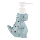 Porta Sabonete Líquido de Bancada para Banheiro 240mL Resina Verde Celadon Dino Sensea