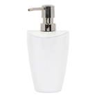 Porta Sabonete Líquido Branco em Resina Plástica 275ml Torina Sensea