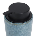 Porta Sabonete Líquido Cerâmica Azul Marmorizado 250ml Osaka Martiplast