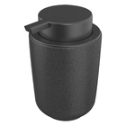 Porta Sabonete Líquido Cerâmica Preto Marmorizado 250ml Osaka Martiplast