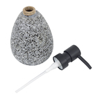 Porta Sabonete Líquido Cinza Cerâmica 3x11,2cm Oikos