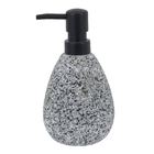 Porta Sabonete Líquido Cinza Cerâmica 3x11,2cm Oikos