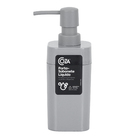 Porta Sabonete Líquido Cinza Quadrado Plástico Splash Coza