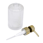 Porta Sabonete Líquido de Bancada para Banheiro 270ml Vidro Transparente Gatsby Sensea