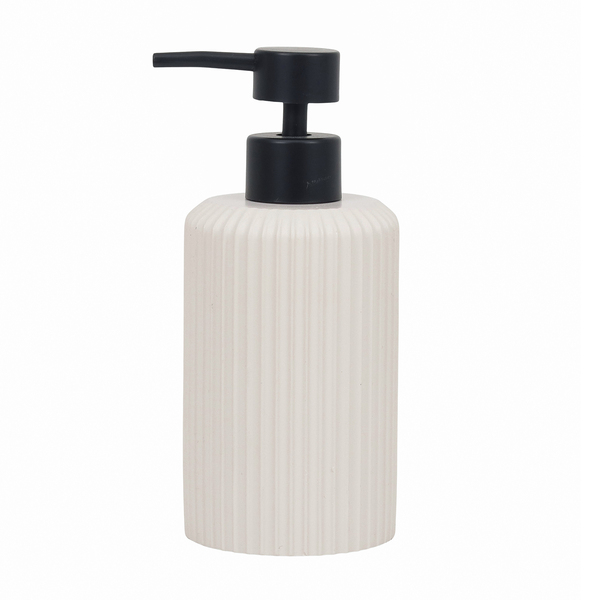 Porta Sabonete Líquido de Bancada para Banheiro 370ml Resina Trench Glamour Sensea