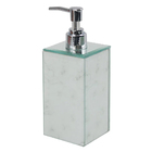 Porta Sabonete Liquido De Vidro Branco Ah0479 Btc