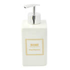 Porta Sabonete Líquido Dispenser Porcelana 380ml Quadrado Bra