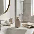 Porta Sabonete Liquido Em Cimento Cinza 14cm 15728 Mart