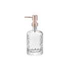 Porta Sabonete Líquido Em Vidro Hauskraft Psbl-036rg