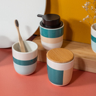 Porta Sabonete Líquido Listras em Cerâmica Osaka YOI