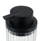 Porta Sabonete Líquido de Plástico Incolor 300ml Groove Classic Ou