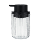 Porta Sabonete Líquido de Plástico Incolor 300ml Groove Classic Ou