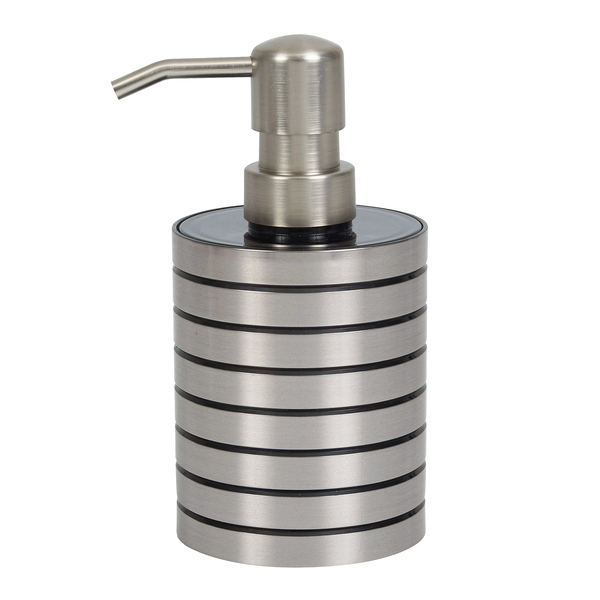 Porta Sabonete Líquido Prata em Plástico Street Sensea