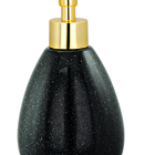 Porta-sabonete Liquido Preto Em Cerâmica - Mart